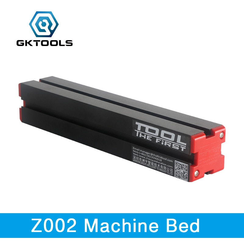 Gktools, z002 280mm * 50mm * 50mm 긴 기계 침대, 알루미늄 합금, 긴 도크, 6 in 1 미니 선반, z002에 사용